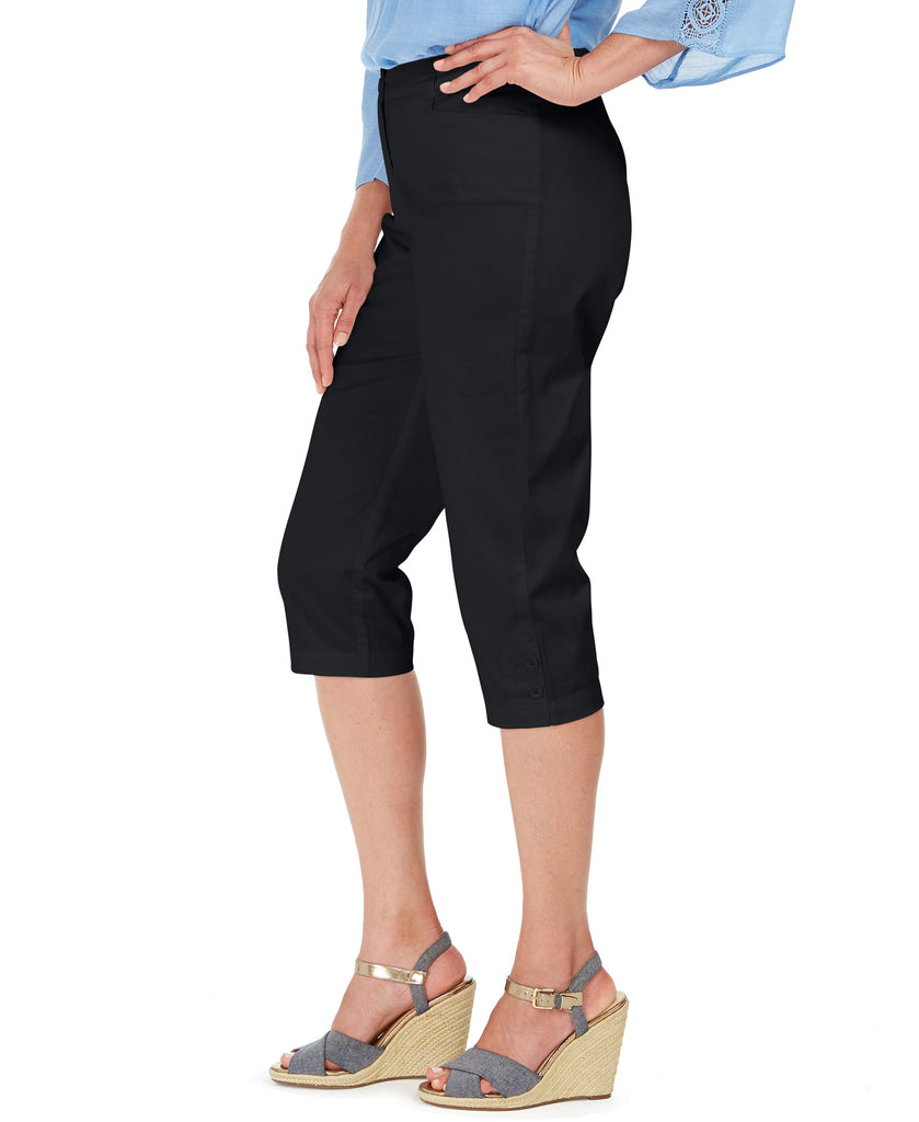 Karen Scott Women Petite Comfort Waist Capri Pants