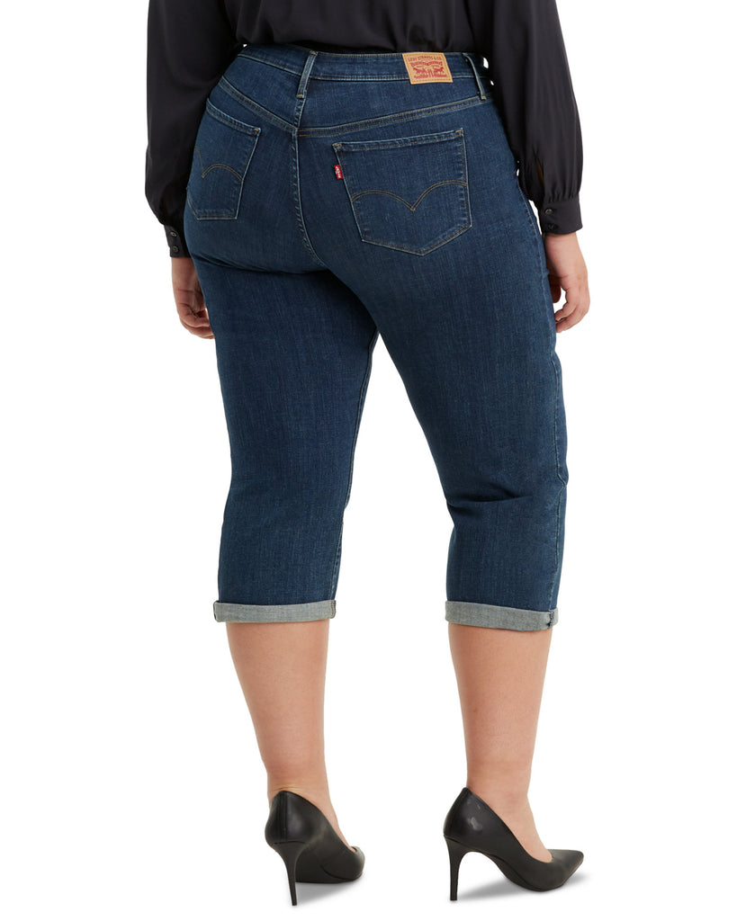 Levis Women Plus Trendy Shaping Capri Jeans