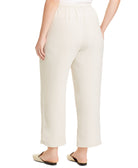 Eileen Fisher Women Plus Straight Fit Silk Pull On Pants