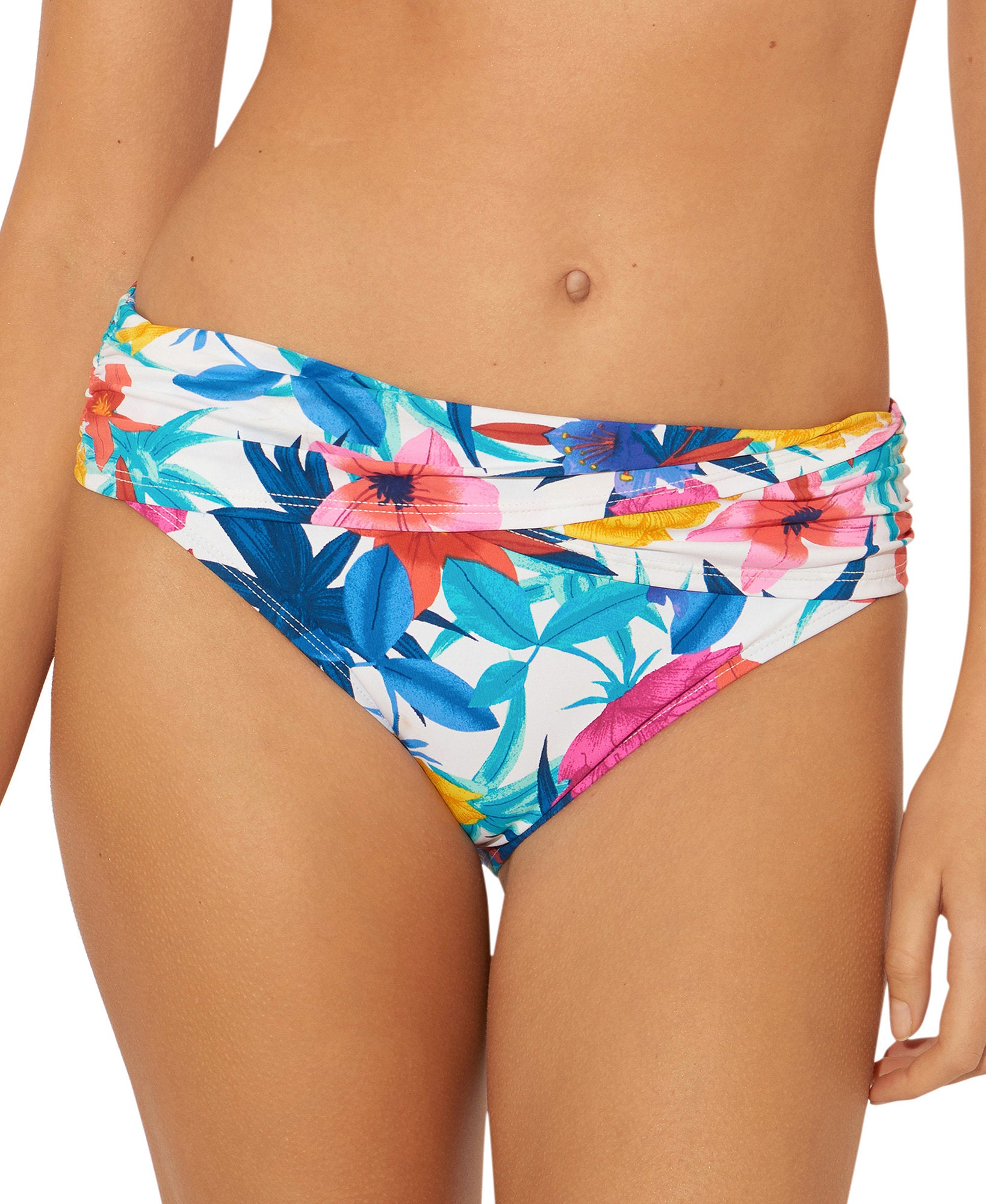 Bleu by Rod Beattie Women Foldover Bikini Bottoms Multi