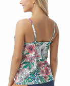 Coco Reef Women Floral Print Underwire Tankini Top