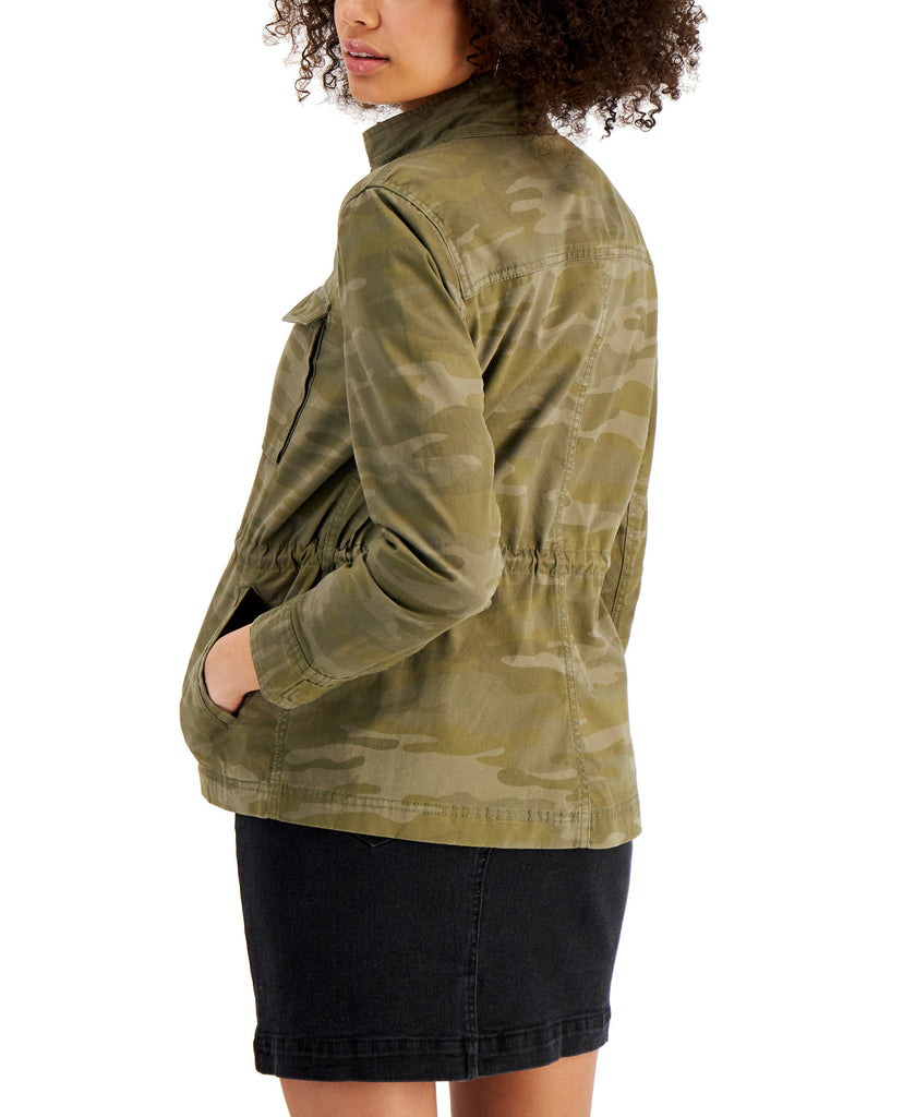 Style & Co Women Camouflage Utility Jacket