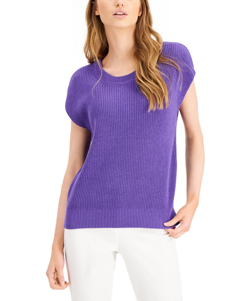 Alfani Women Cap Sleeve Sweater Spicy Purple