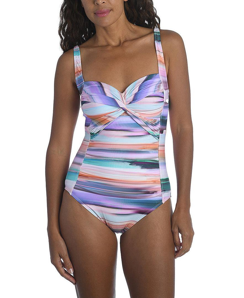 La Blanca Women Printed One Piece Swimsuit Multi