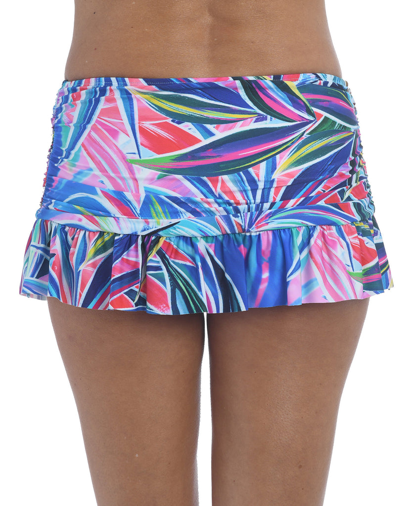 La Blanca Women Printed Hipster Swim Skirt