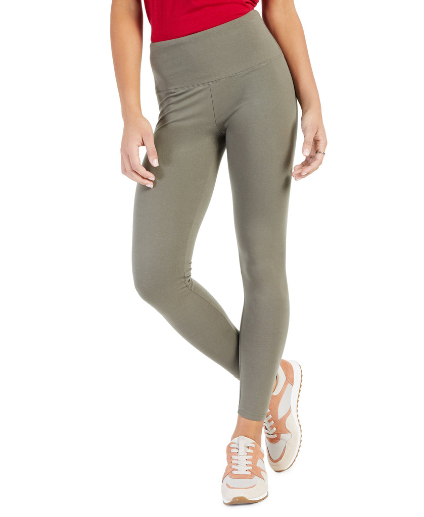 Style & Co Women Yoga Leggings Olive Green