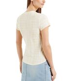 INC International Concepts Women Cotton Classic Crewneck T Shirt