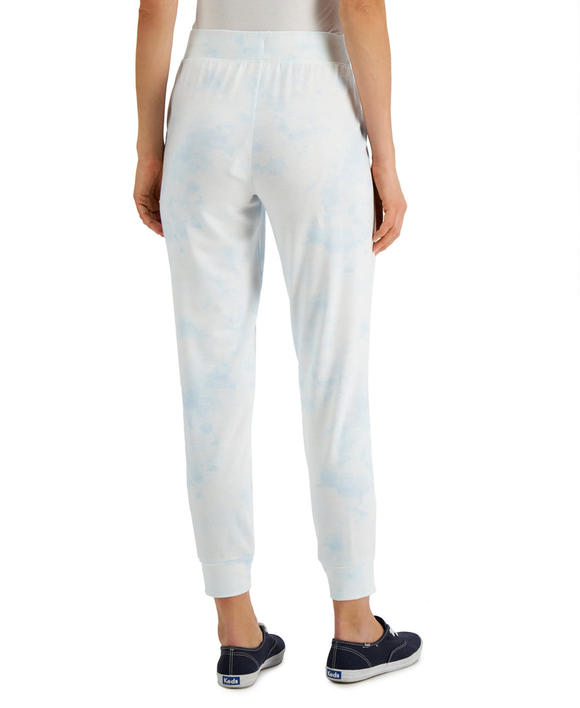 Style & Co Women Cloudy Tie Dye Jogger Pants