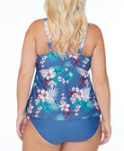 Raisins Curve Women Plus Trendy Haleiwa Floral Print Tankini Top