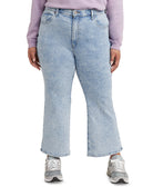 Levis Women Plus Flare Leg Jeans High Light Plus