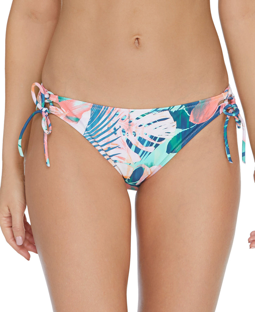 Raisins Women Vieques Sweet Side Tie Bikini Bottoms Green