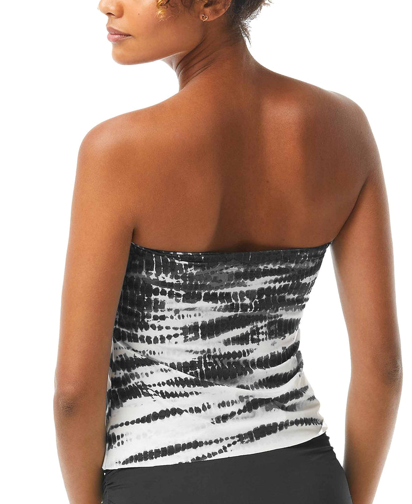 Vince Camuto Women Tie Dye Draped Tankini Top