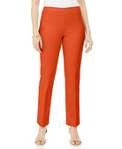 JM Collection Women Plus Studded Pull On Tummy Control Pants True Pumpkin