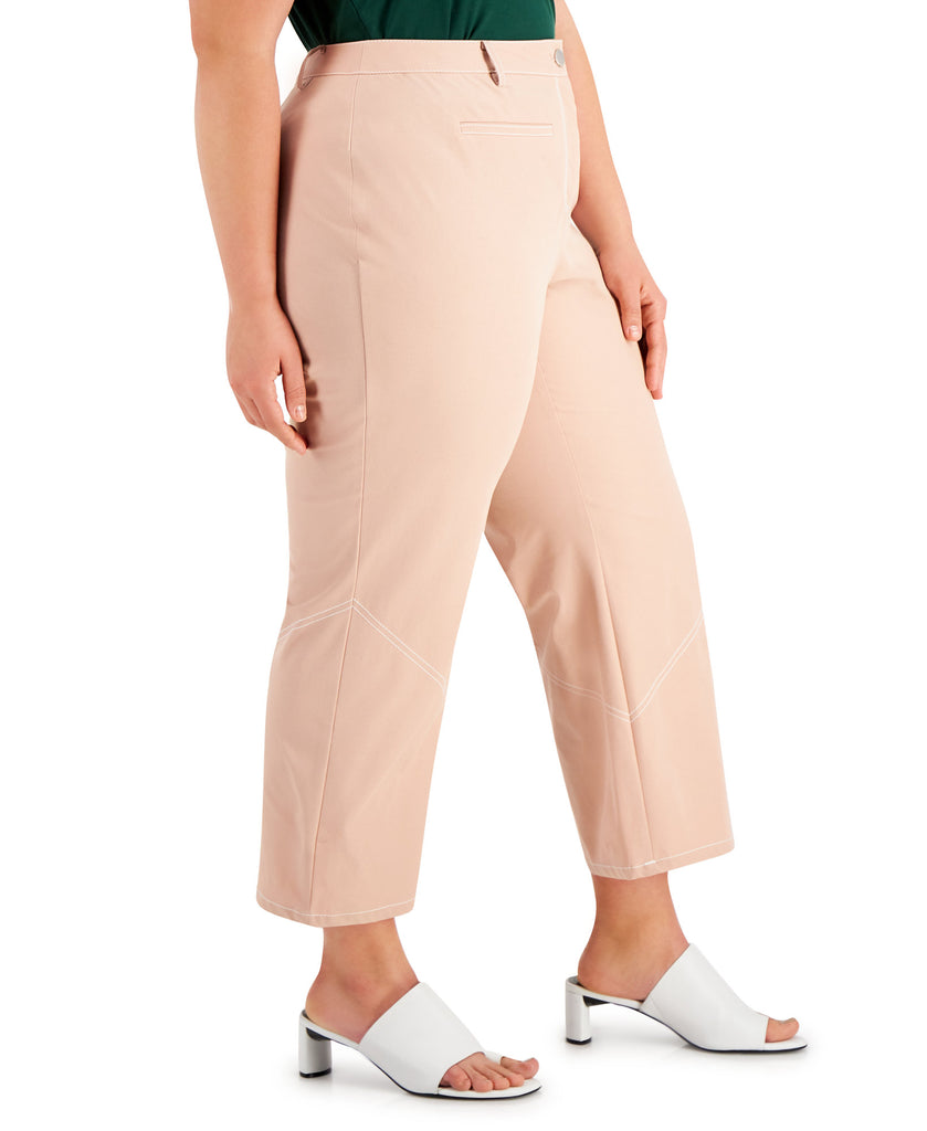 Alfani Women Plus Straight Leg Ankle Pants