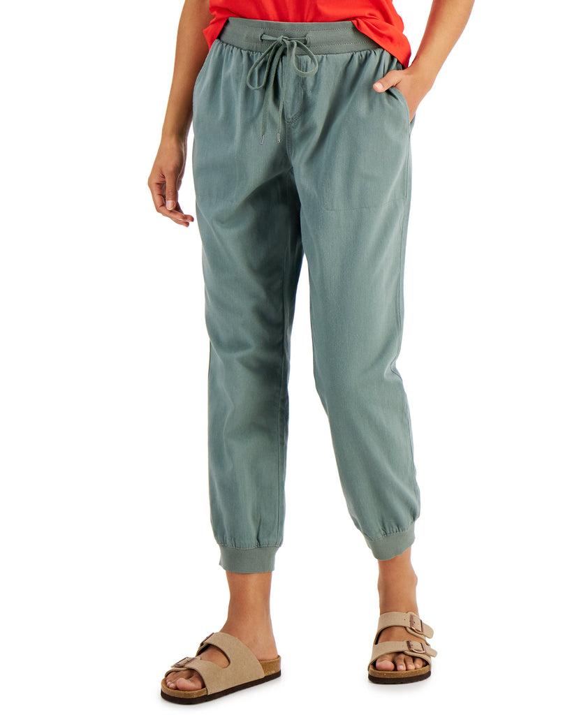 Style & Co Women Jogger Pants New Pale Sage