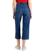 Style & Co Women High Rise Wide Leg Cropped Jeans