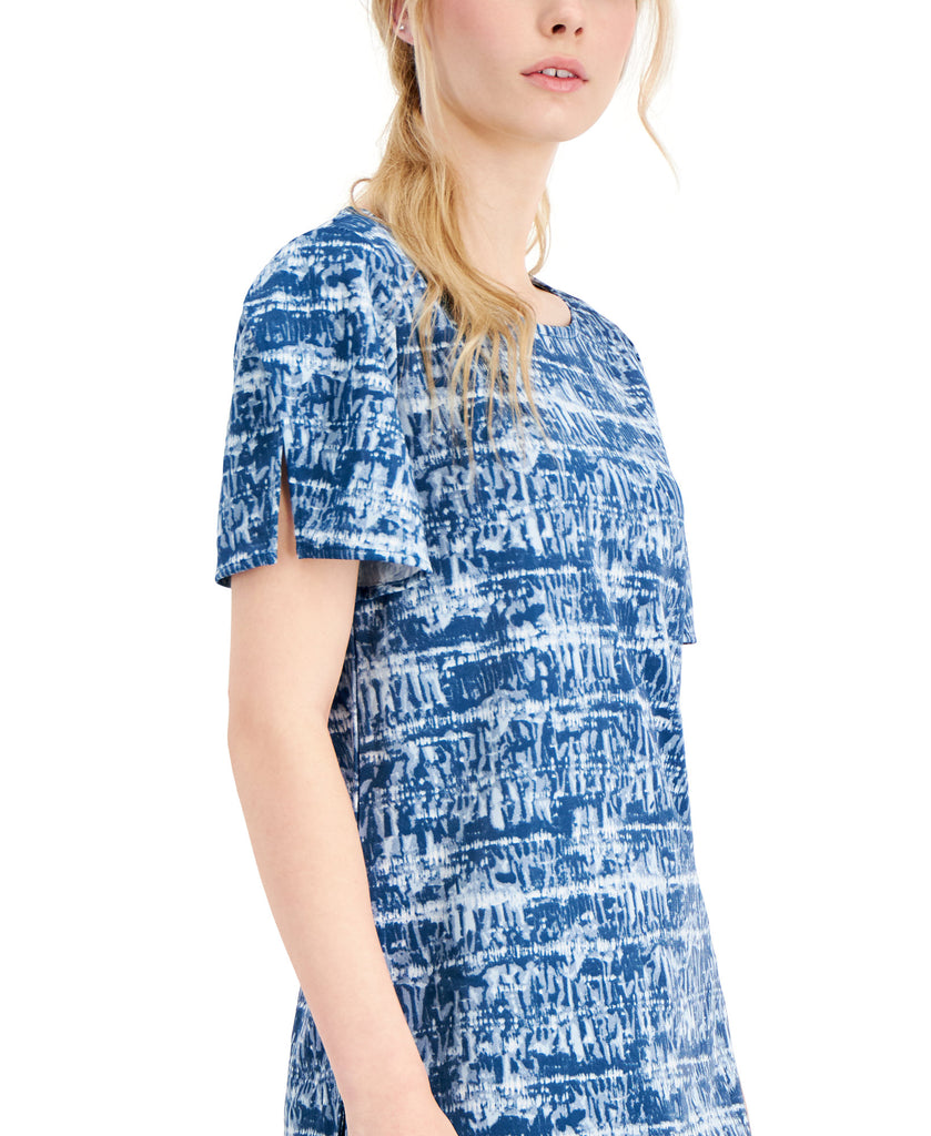 Alfani Women Abstract Print Tunic Top