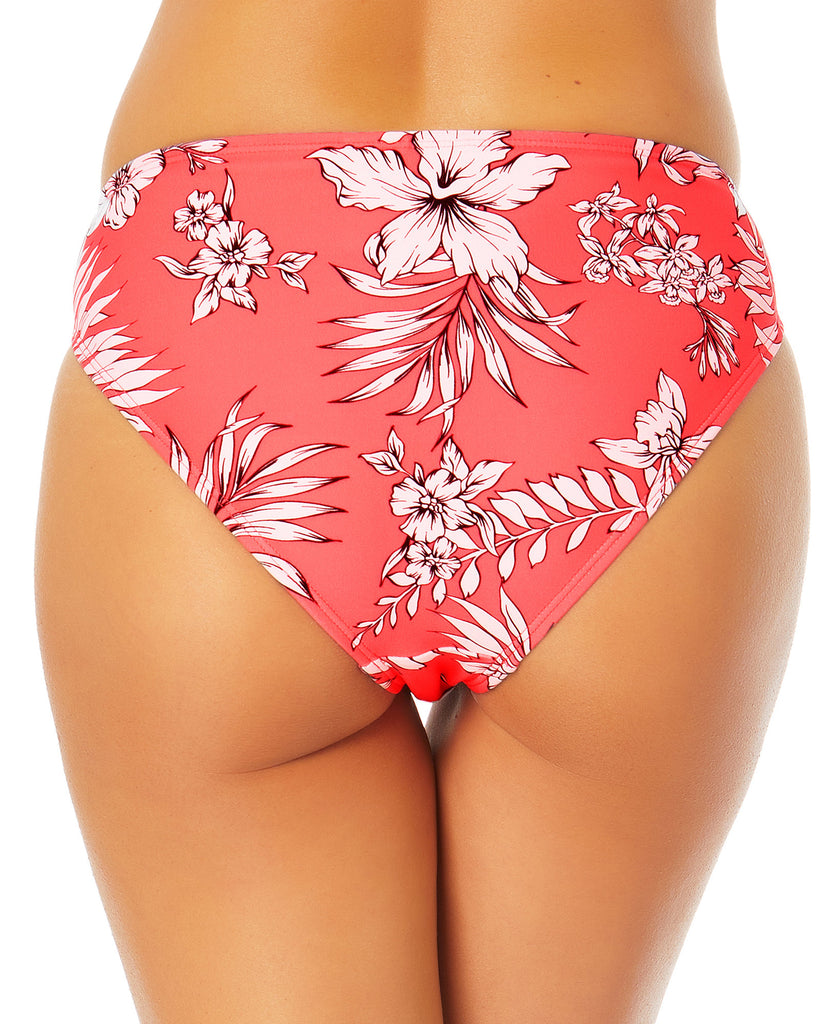 California Waves Women Floral Print Hipster Bottoms