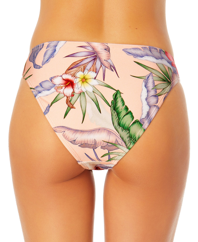 California Waves Women Floral Print Hipster Bikini Bottoms