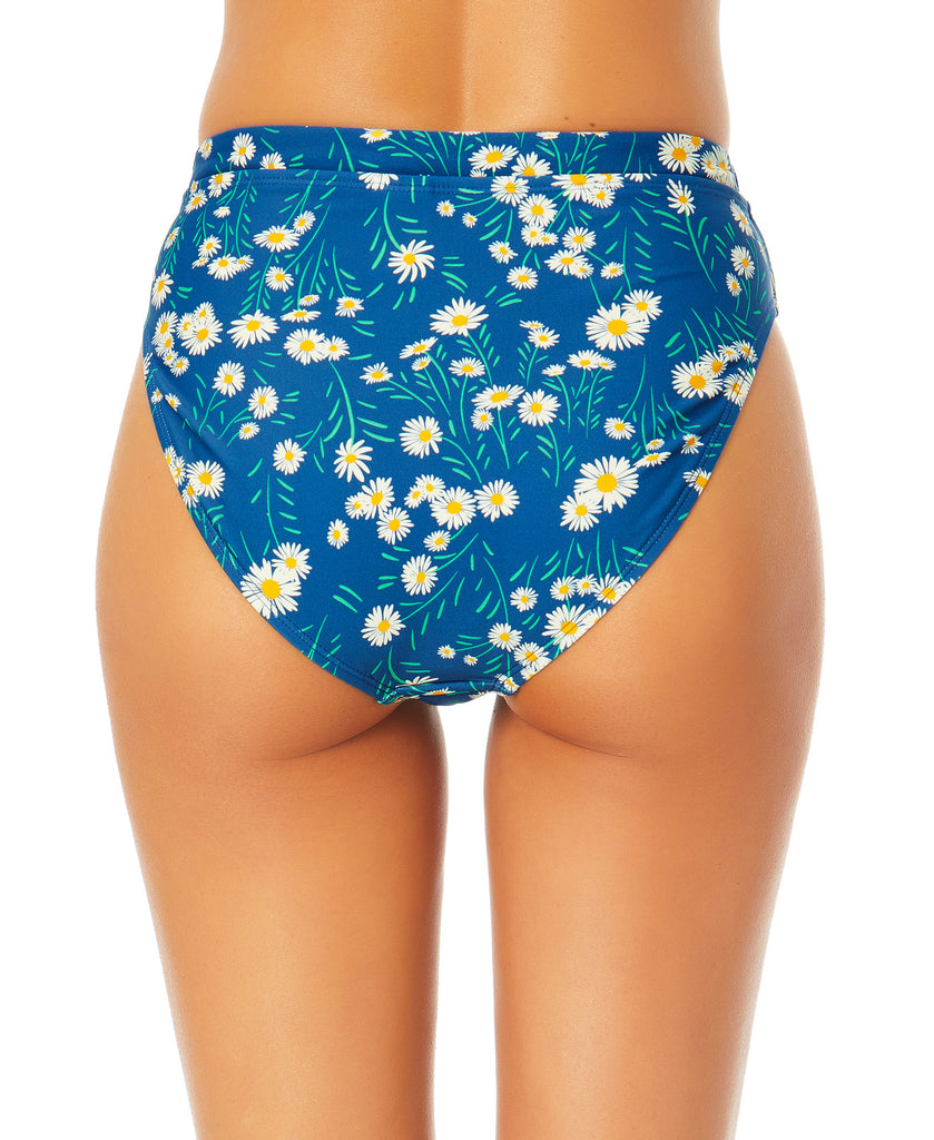 California Waves Women Daisy Print High Waist Bottoms