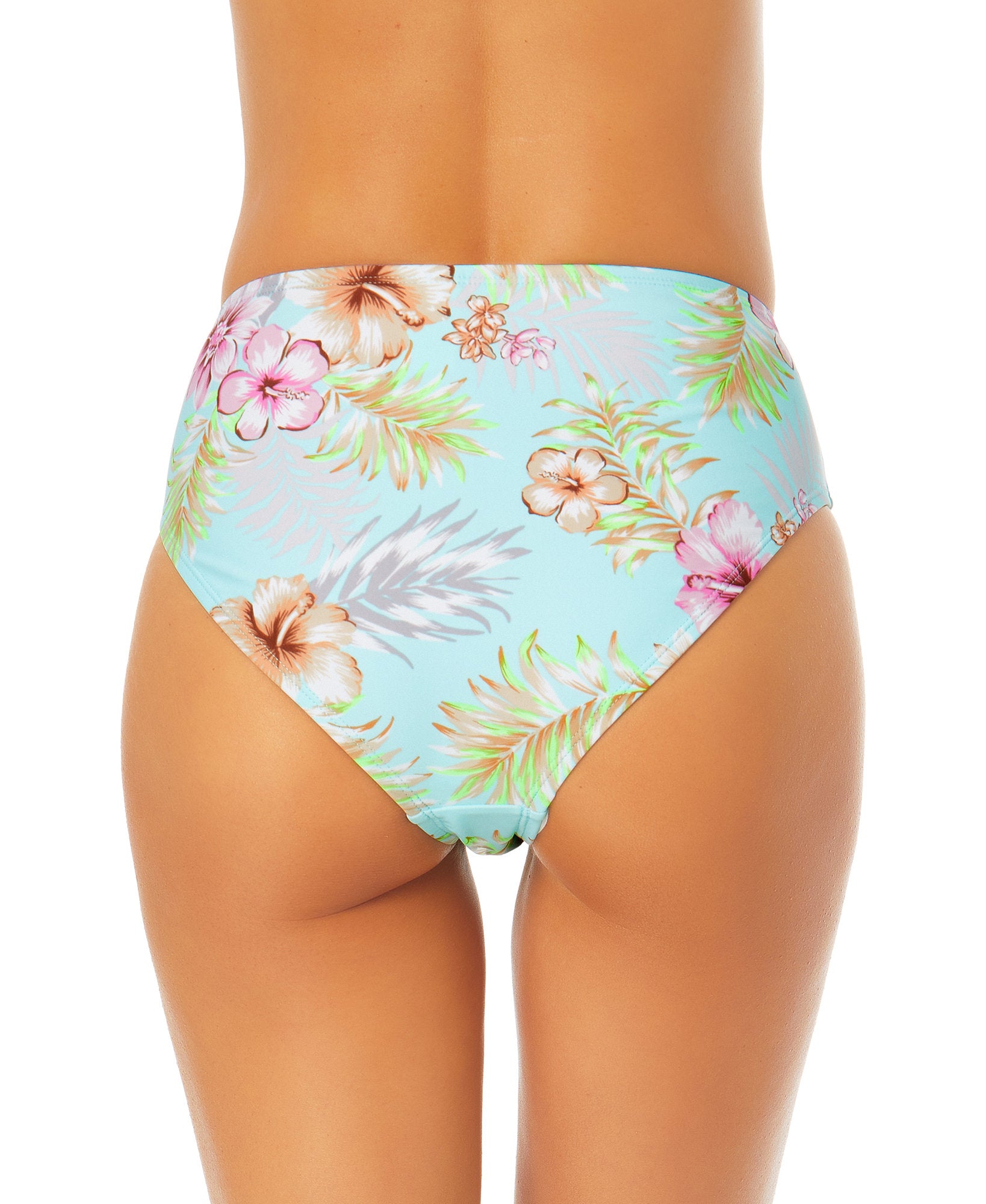 California Waves Women Mid Rise Bikini Bottoms