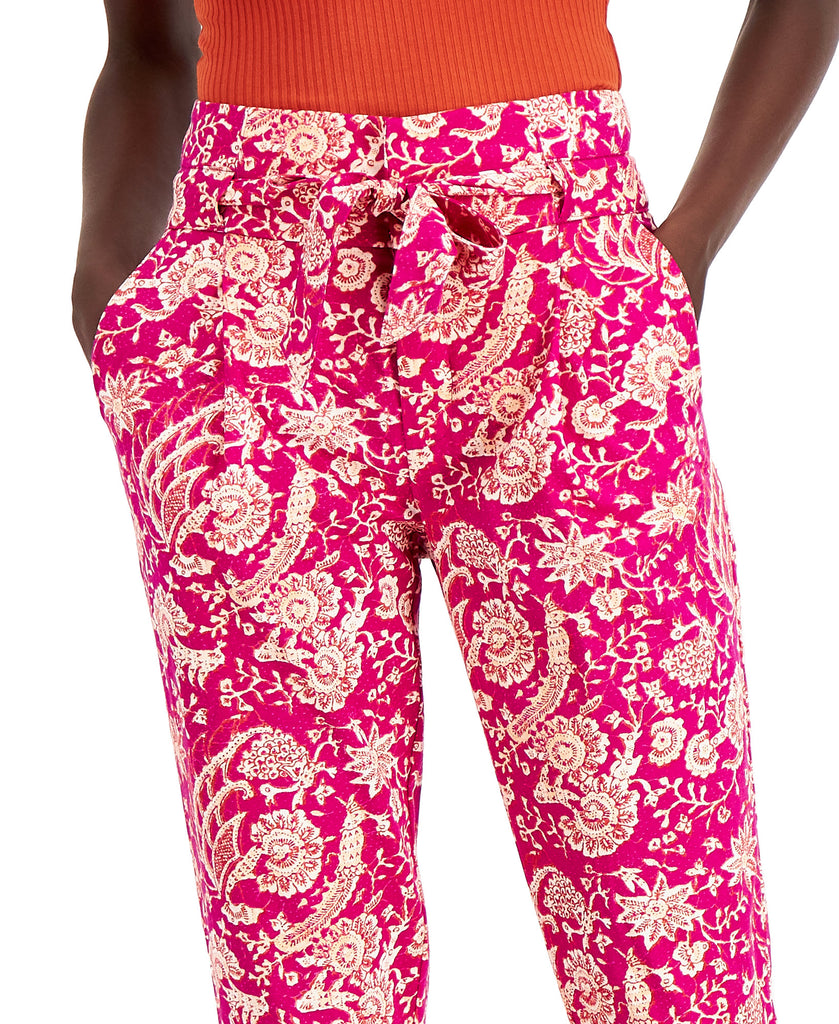 INC International Concepts Women Printed Cropped Pants