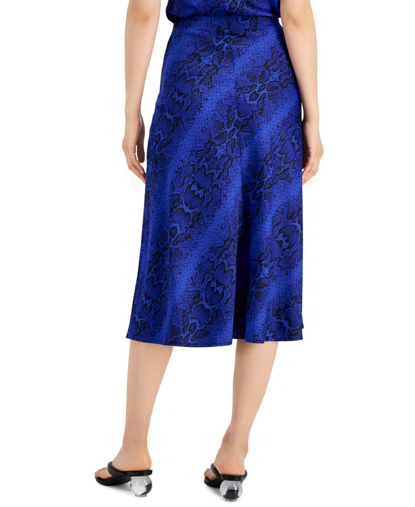 Bar III Women Snake Print Midi Skirt