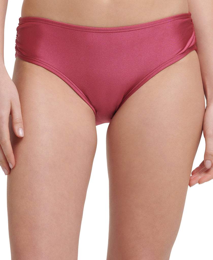 Calvin Klein Women Hipster Bikini Bottoms Carmine Shimmer