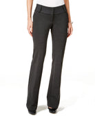 Alfani Women Wide Leg Trousers Coal Melange