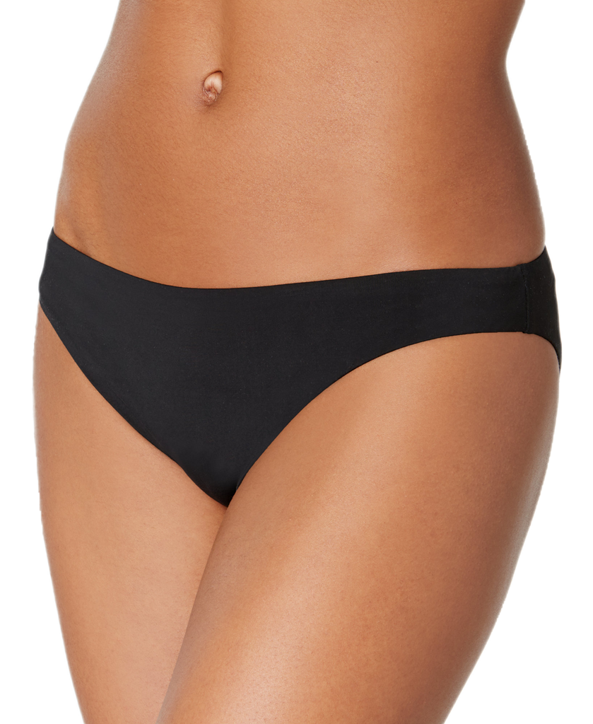 Bar III Women Cheeky Hipster Bikini Bottoms Black