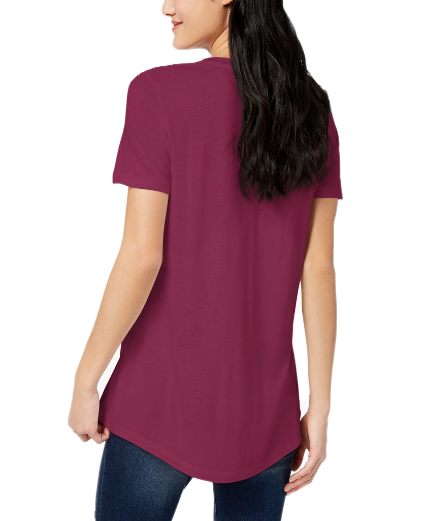 Maison Jules Women Scoop Neck T Shirt