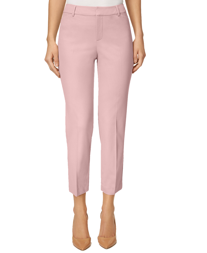 Charter Club Women Newport Tummy Control Cropped Pants Misty Pink