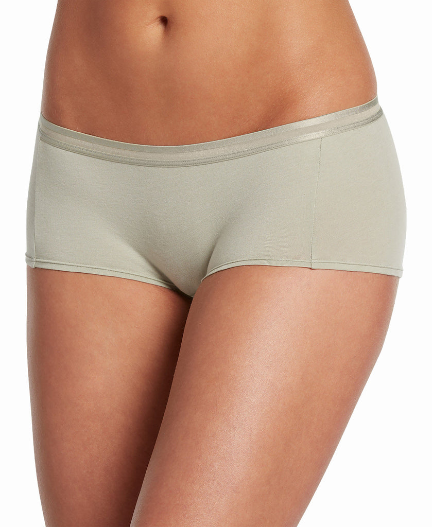 Jockey Women Supima Cotton Allure Boyshort 1625 Light Linen Green