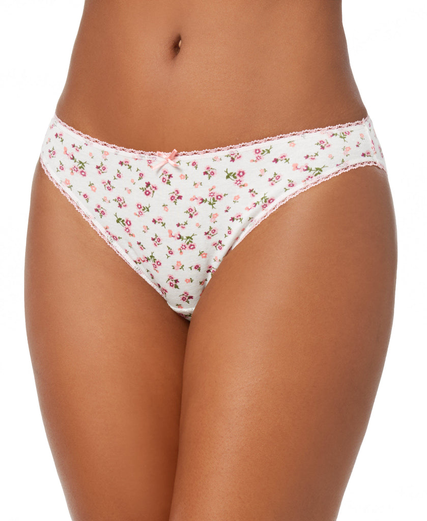 Charter Club Women Pretty Cotton Bikini Underwear Lofty Lark