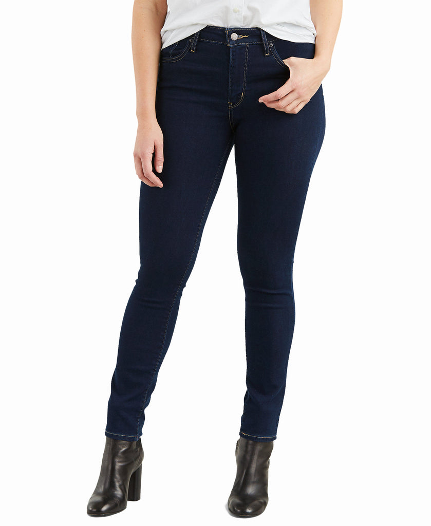 Levis Women 721 High Rise Skinny Jeans Cast Shadows