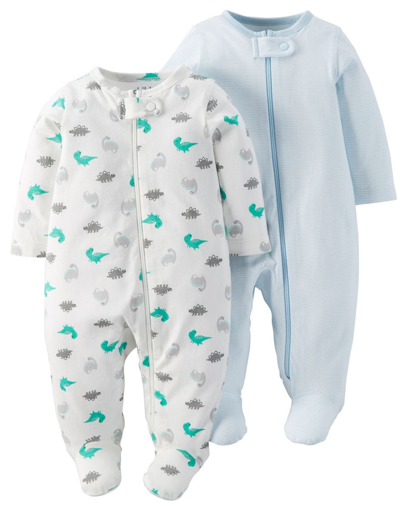 Child of Mine by Carters Baby Boys Sleep n Play White