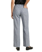 Calvin Klein Gray checkered pants worn by a person on a white background