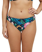 Floral bikini bottom on a white background
