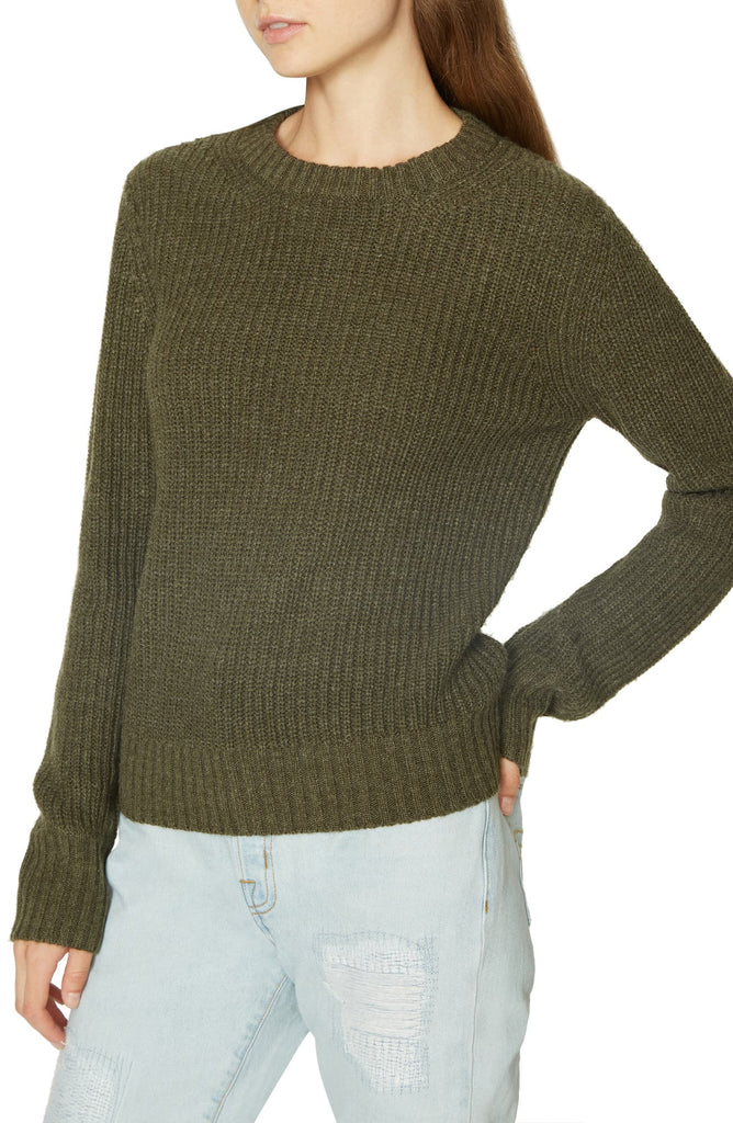 Sanctuary Women Open Back Sweater