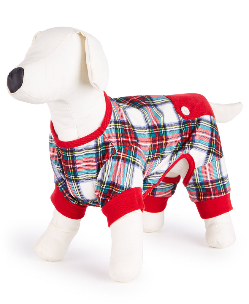 Family Pajamas Pet Matching Stewart Plaid Pet Pajamas Stewart Plaid