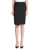 DKNY Women Asymmetrical Crossover Skirt Black