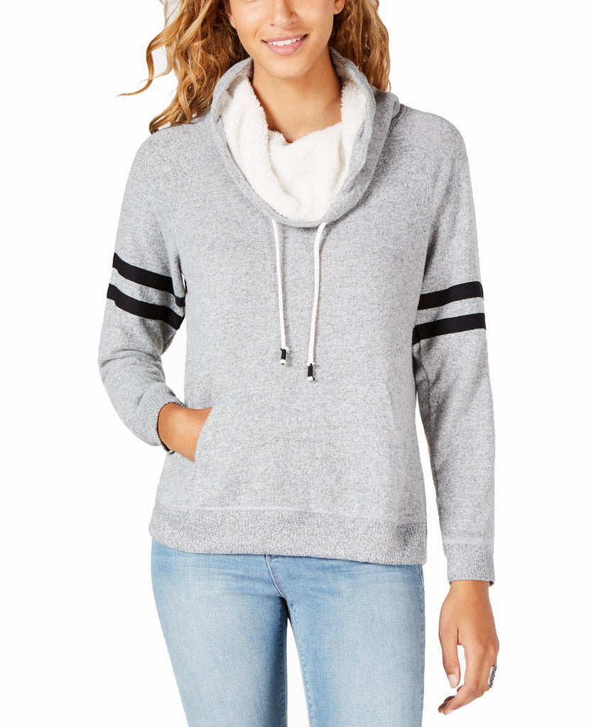 Ultra Flirt Plus Fleece Lined Sweatshirt Grey