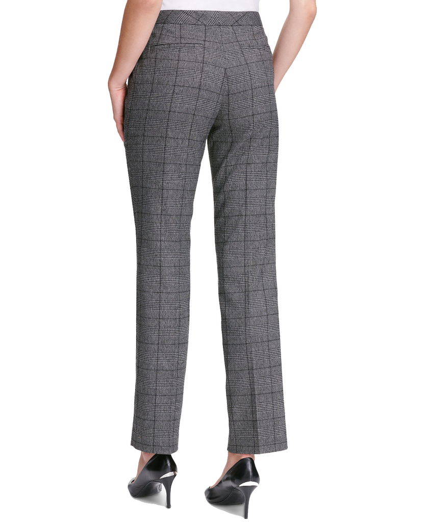 Calvin Klein Women Plaid Straight Leg Pants