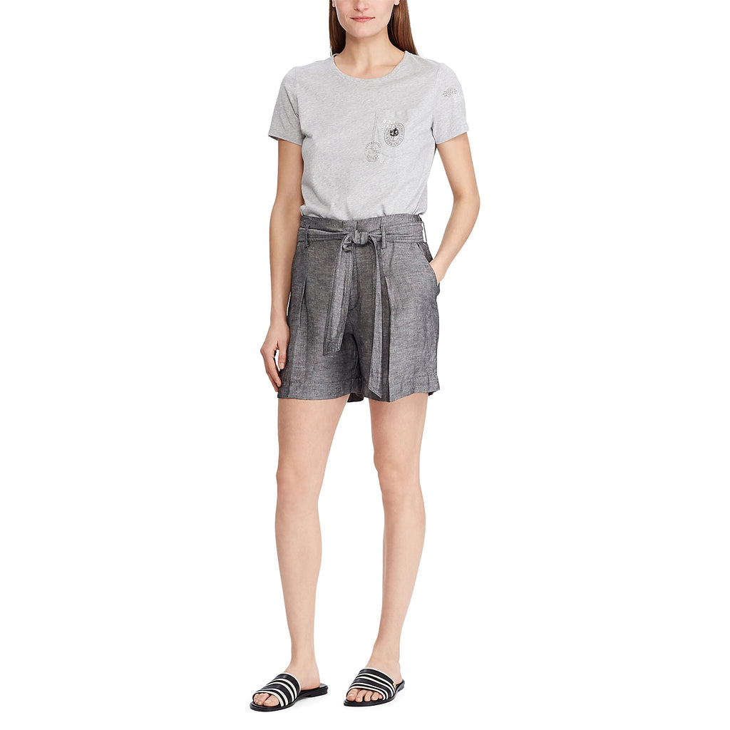 Lauren Ralph Lauren Women Belted Pleated Shorts