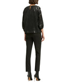 DKNY Women Liquid Metallic Print Top