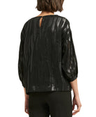 DKNY Women Liquid Metallic Print Top