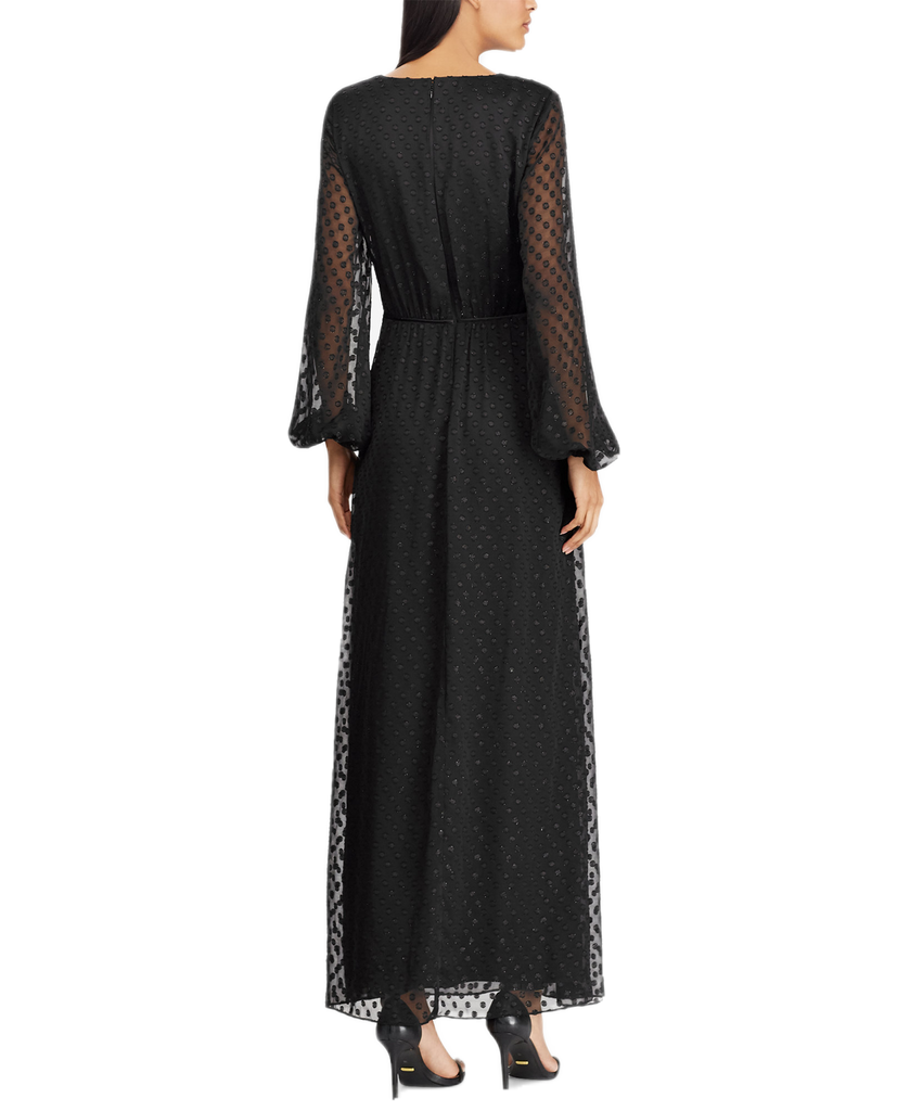 Lauren Ralph Lauren Women Jacquard Knit Surplice Dress