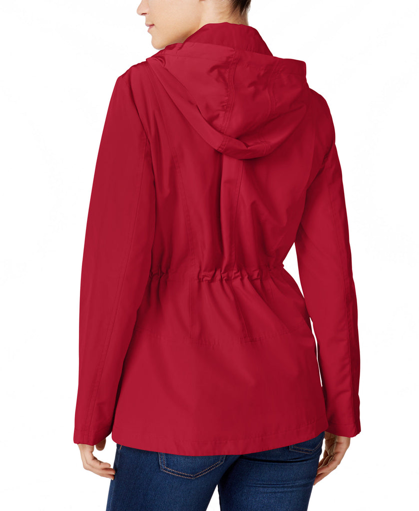 Charter Club Women Petite Water Resistant Hooded Anorak Jacket
