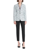 DKNY Women Bonded Lace One Button Jacket