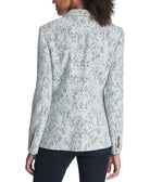 DKNY Women Bonded Lace One Button Jacket